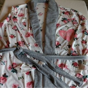 Betsey Johnson Bride Robe/PJ set